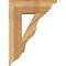 Ekena Millwork Funston Traditional Rough Sawn Bracket w/ Offset Brace, Western Red Cedar, 8"W x 22"D x 30"H BKT0806X22X30FST01RWR - alternate 2